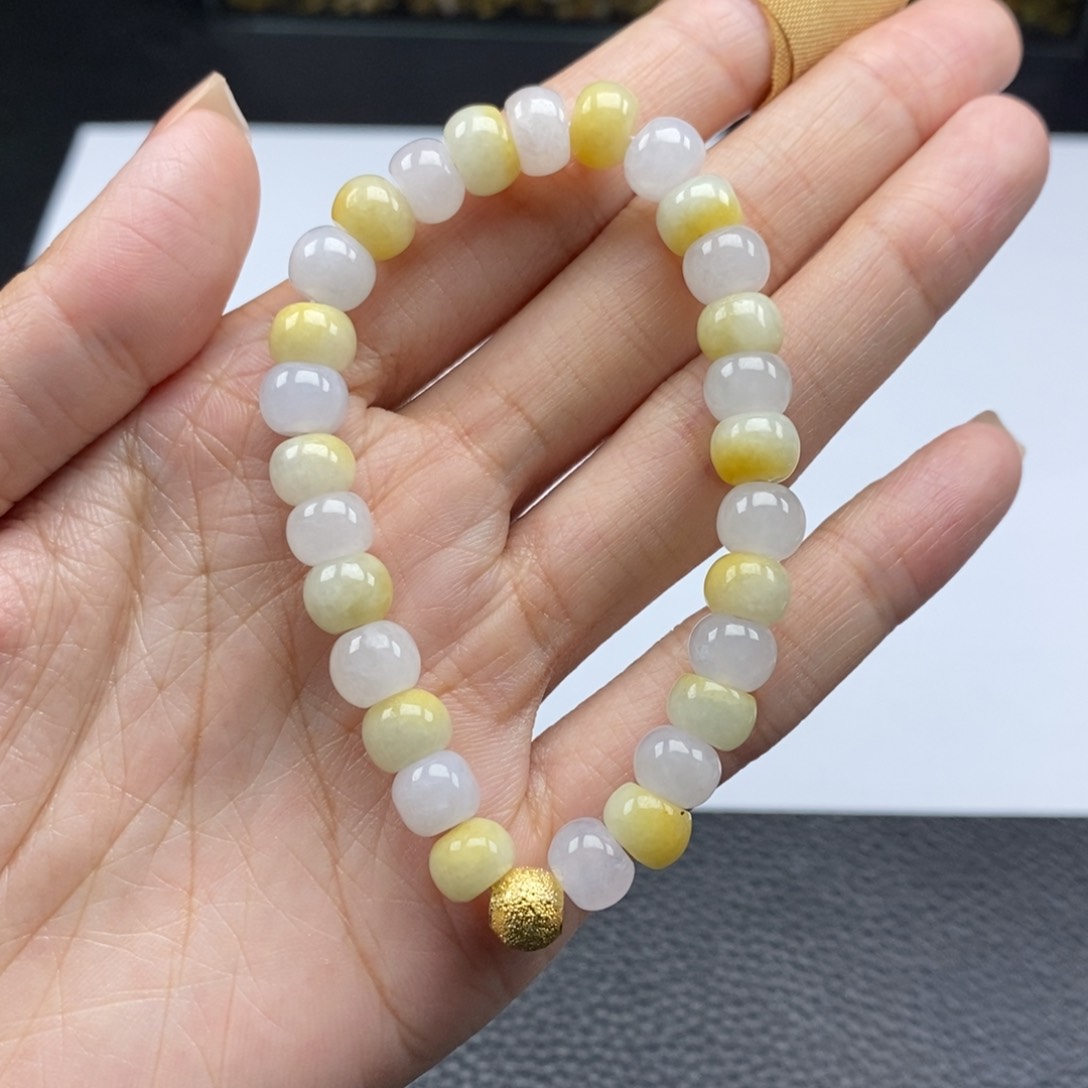 翡翠手链未镶嵌手串