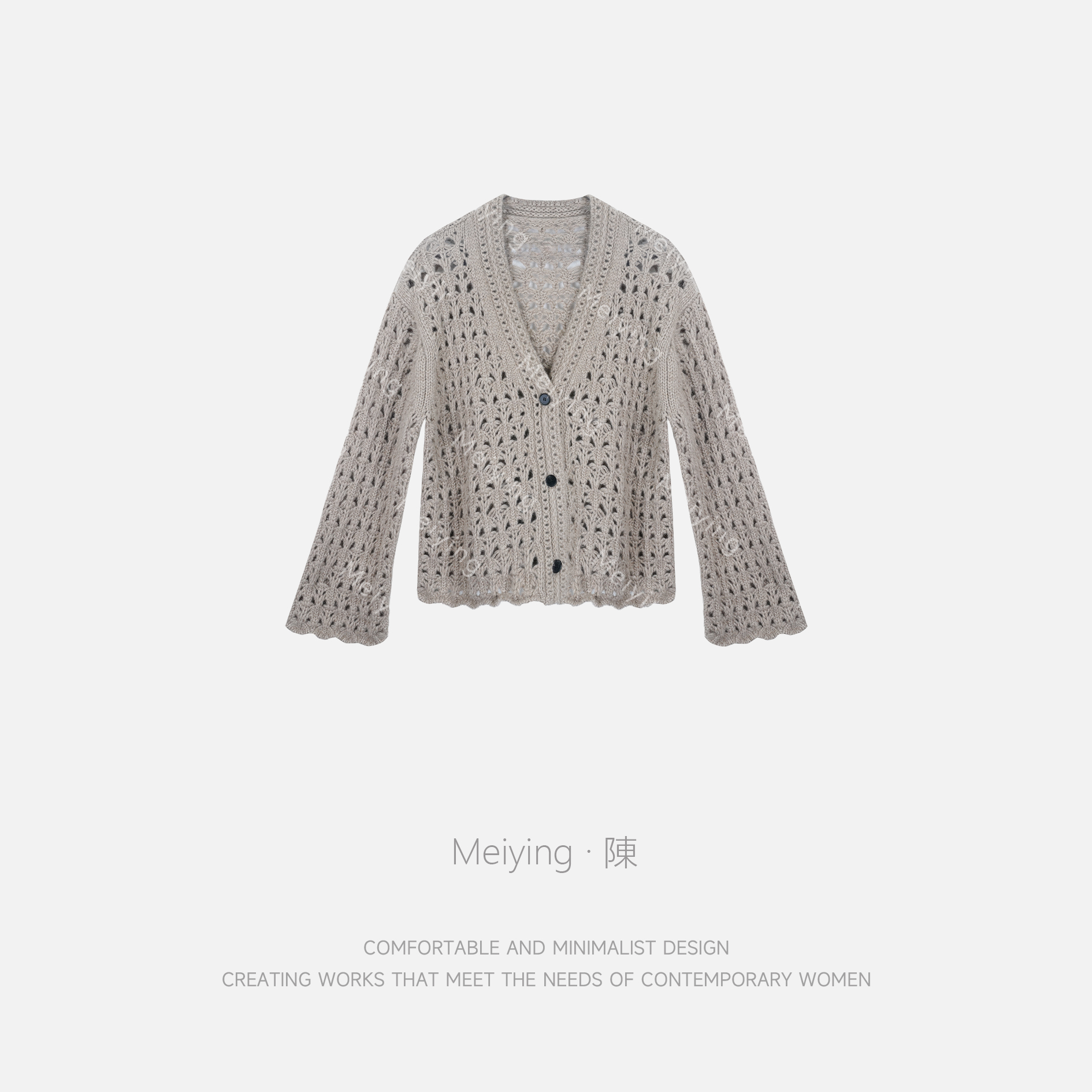 Meiying-“灵魂真我”100羊绒宽松毛衫YA5QM030