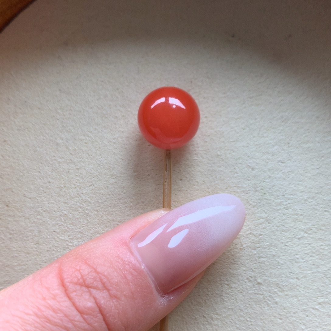 南红玛瑙未镶嵌保山天然原矿南红11mm+单珠