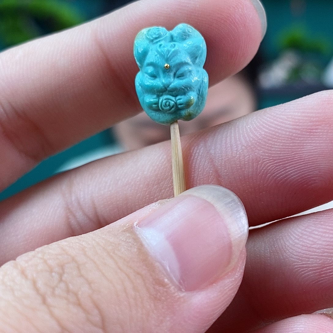 绿松石珠宝奇石未镶嵌