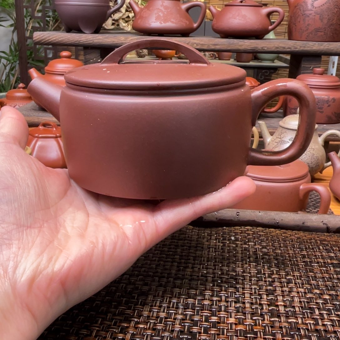 紫砂茶壶宜兴原矿紫砂手工制300