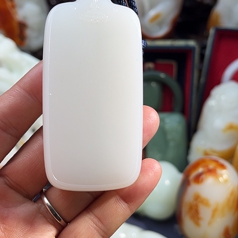 和田玉（白玉）挂件未镶嵌