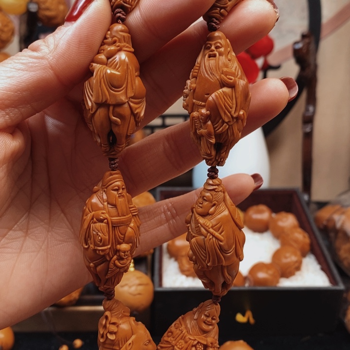 橄榄核手串/手链八仙祝寿2.0