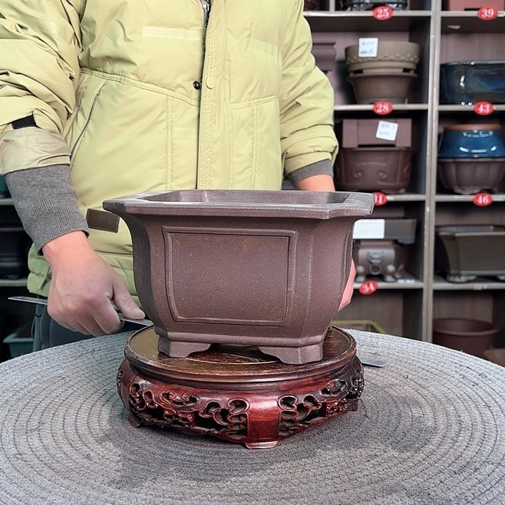 紫砂花盆糖*诗紫砂的味道很好