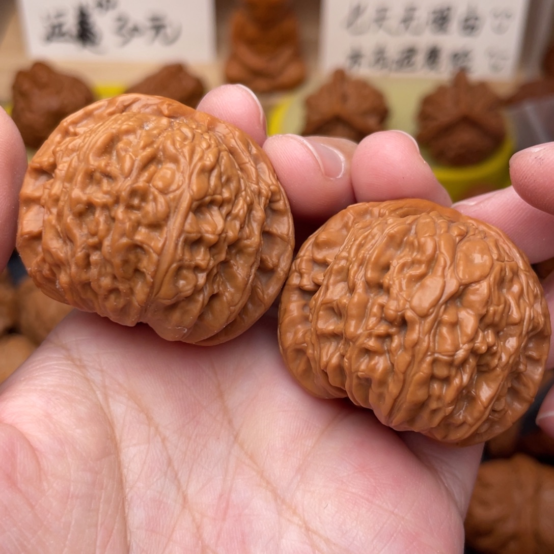 文玩核桃把件狮子40