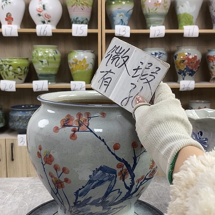 缸13xc景德镇陶瓷花盆