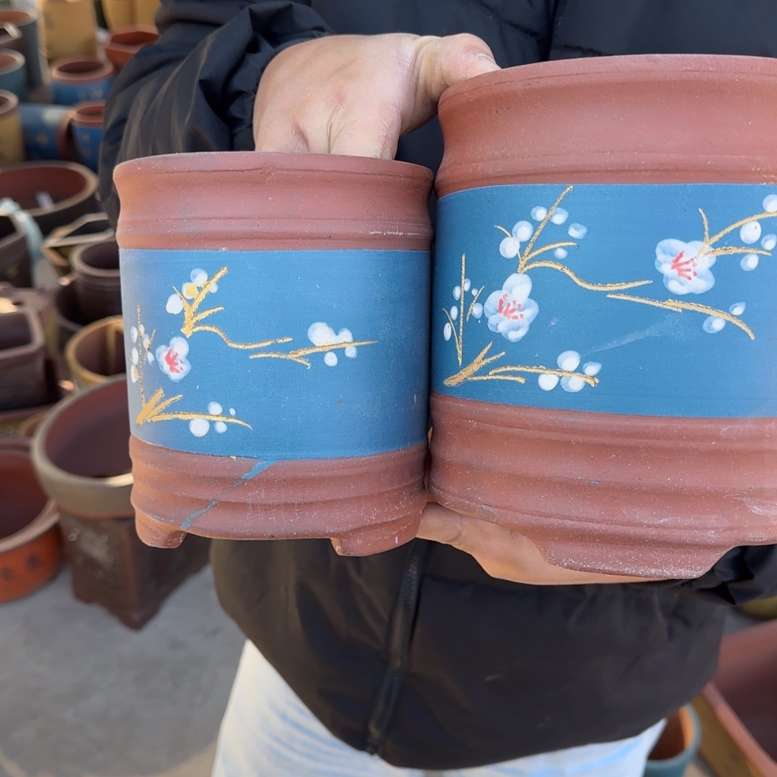 紫砂花盆瑕疵和瑕疵