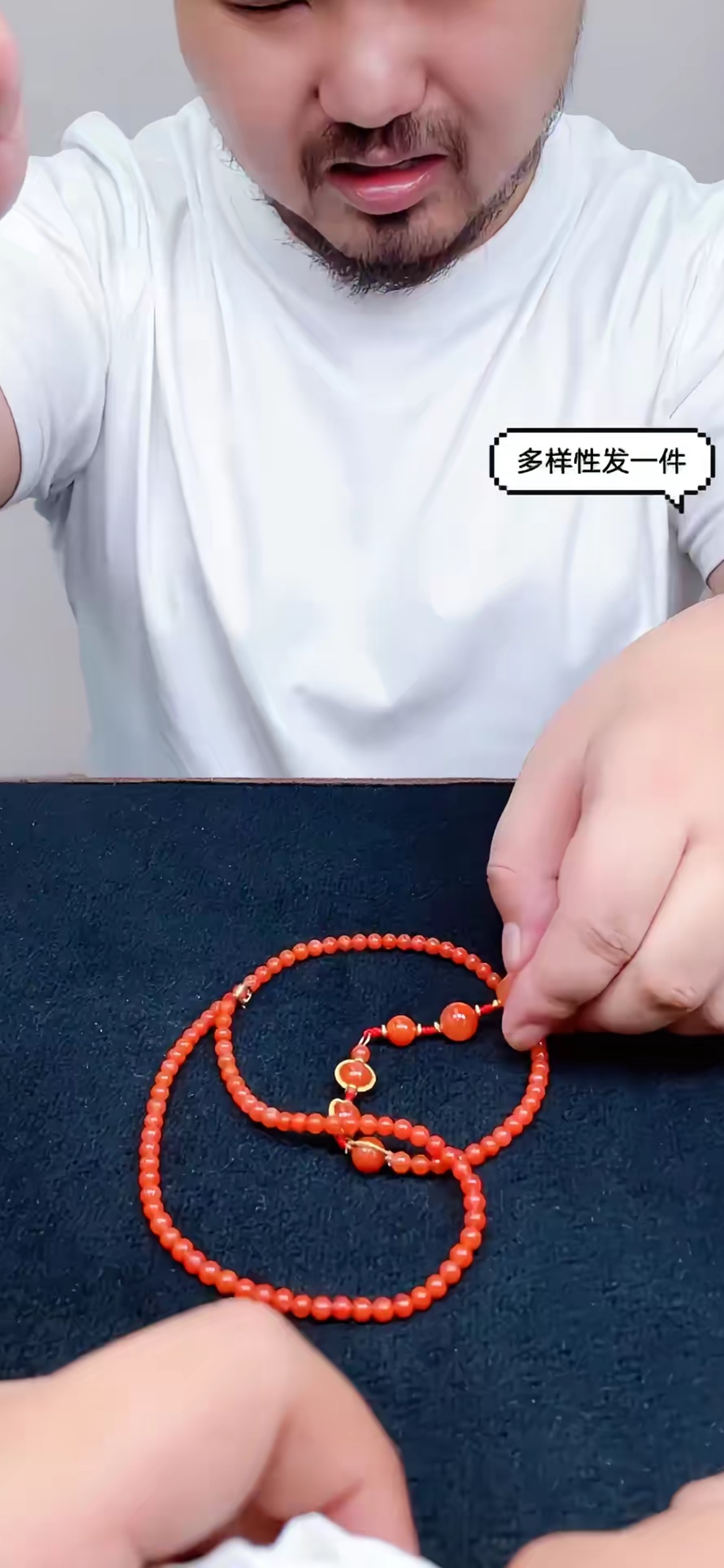 876790T30-3A79-南红项链-多样性/发其一