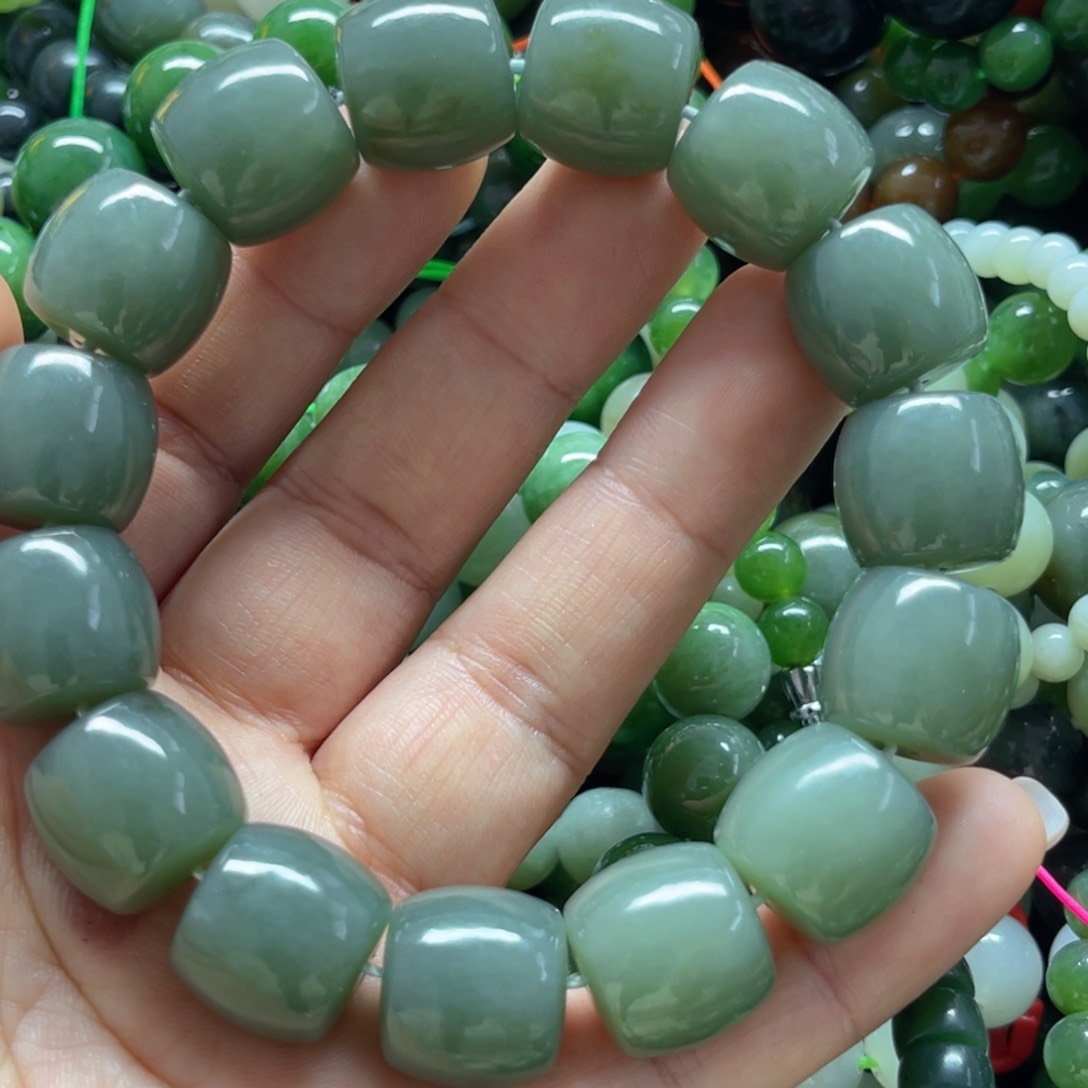 和田玉手链未镶嵌