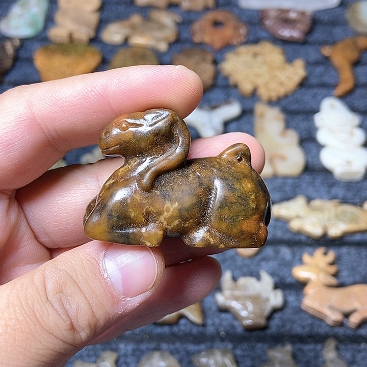 和田玉未镶嵌颈饰78