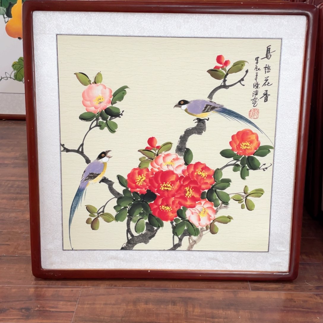 国画带框尺寸63*63厘米