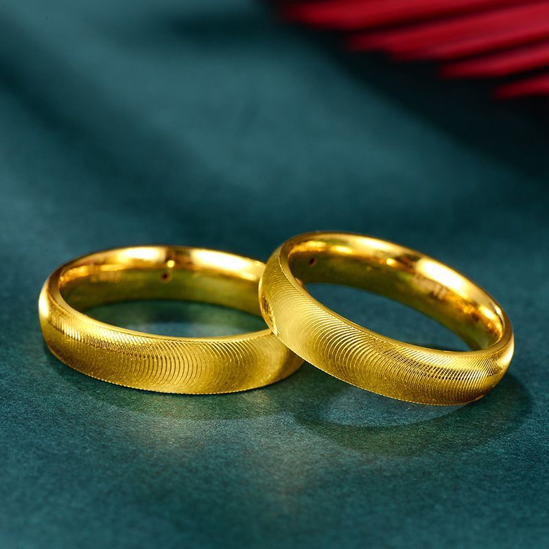 合金戒指 闭口 精工时尚猫眼戒指气质情侣指环素款