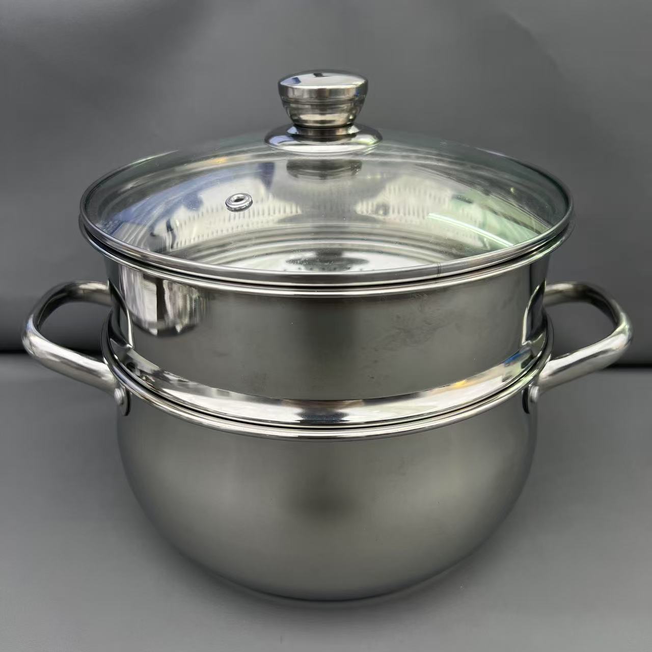 晶耀双层烹饪锅家用厨房必备轻奢现代高级感简约高颜值【汤家限定】