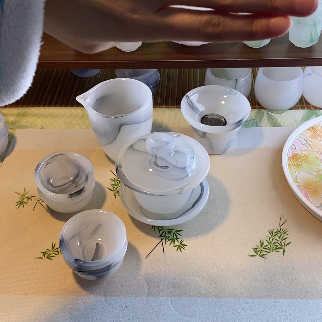 功夫茶杯水墨套装6杯