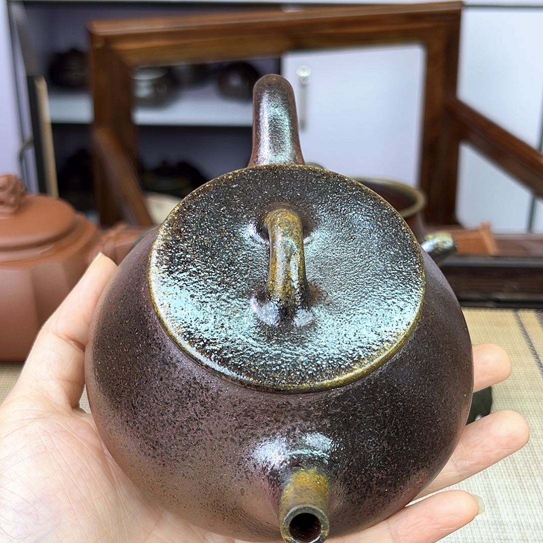 茶壶紫砂宜兴紫砂底槽清柴烧240c c