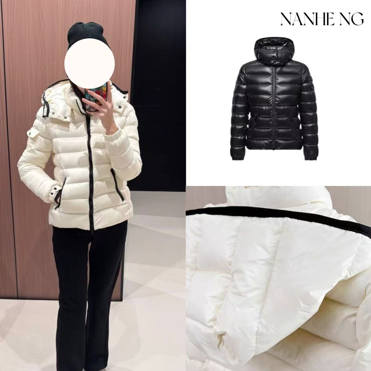 51114A冬季新款短款羽绒服女修身显瘦鹅绒服