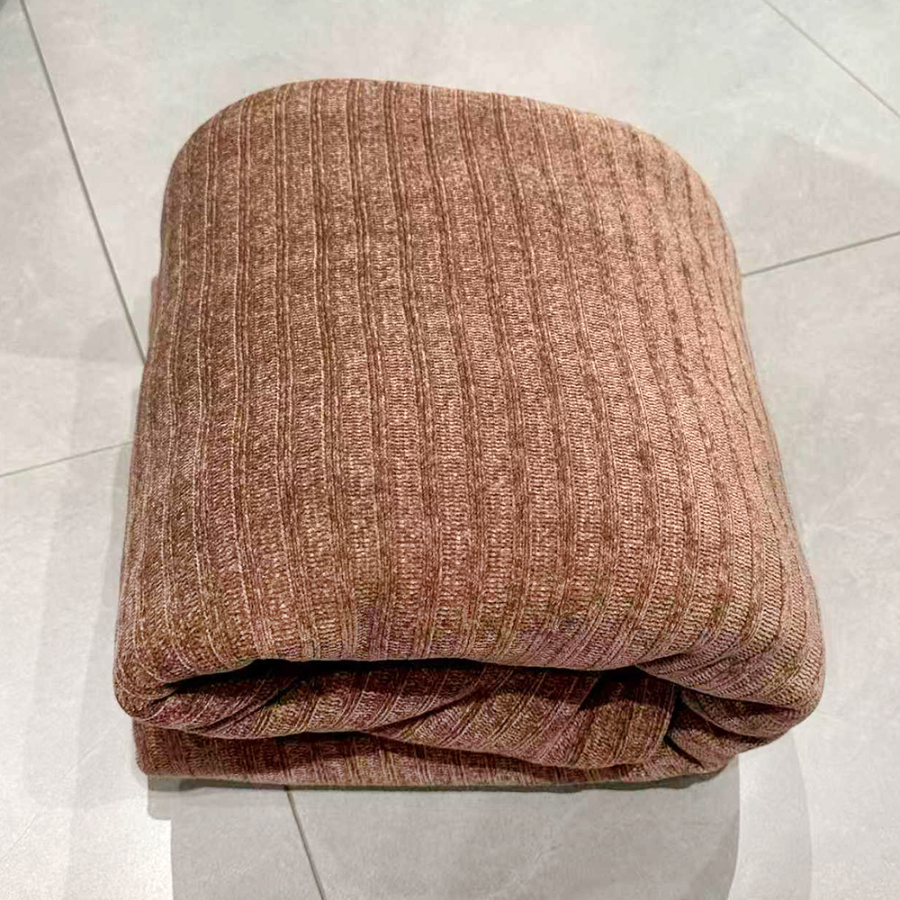 外贸雪尼尔冰貂绒折边复合毯纯色绒毛毯柔软加厚wm-s003