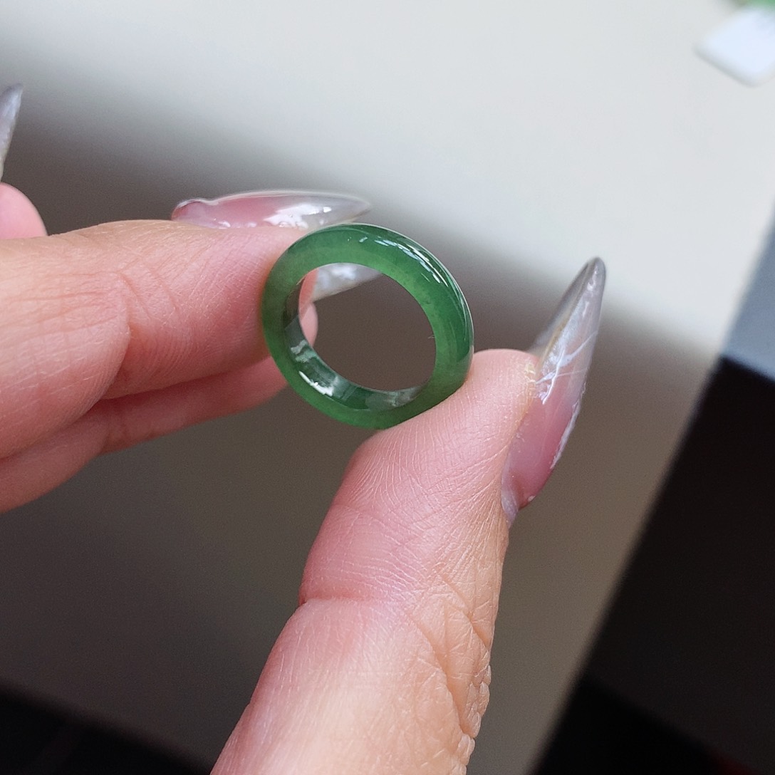 翡翠戒指未镶嵌5号