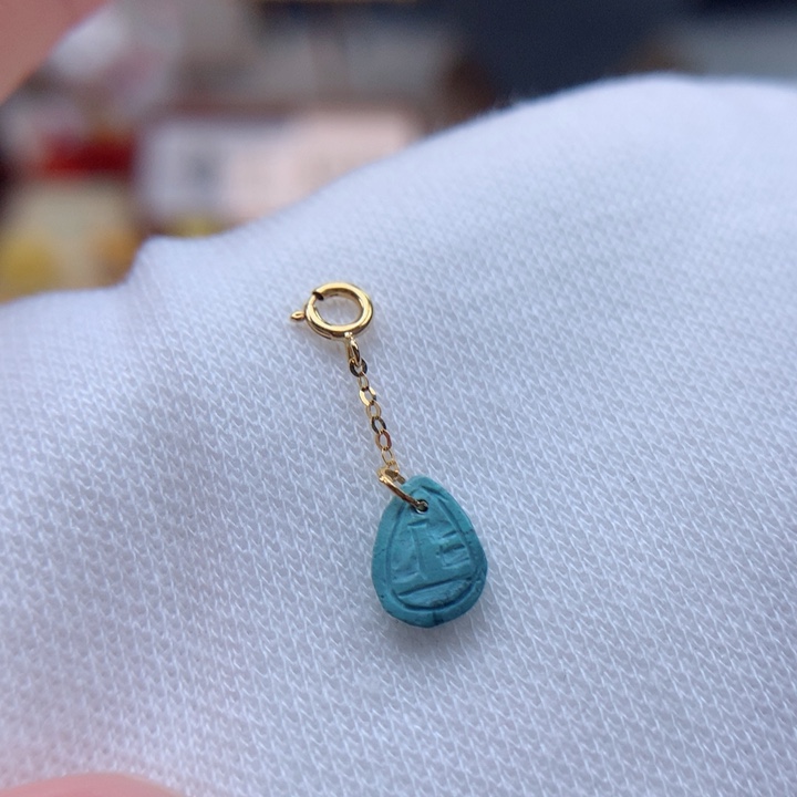 绿松石绿松石配饰18K金镶嵌