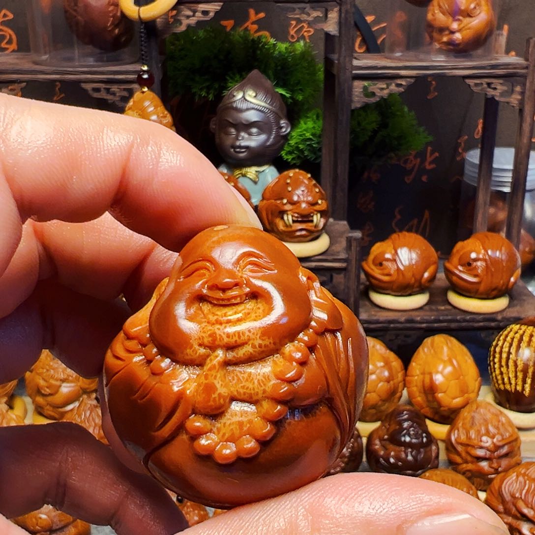 橄榄核手串/手链唐*肉弥勒佛111