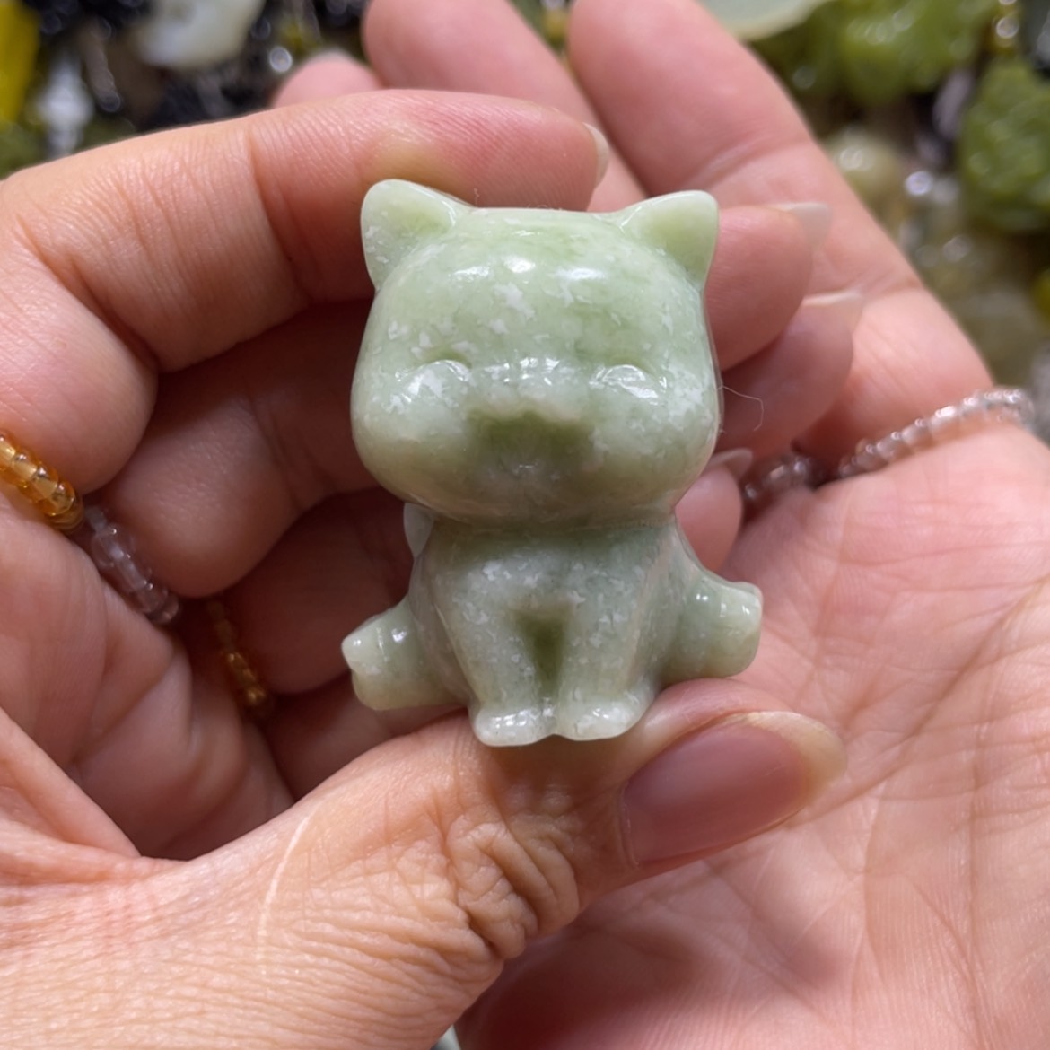 【闪购商品】岫玉颈饰未镶嵌56福利