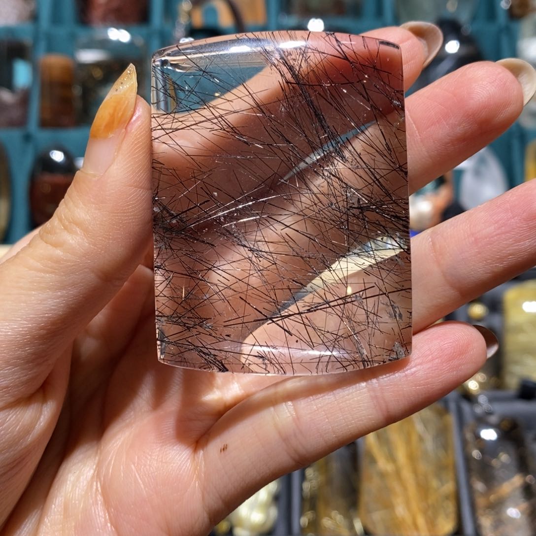 水晶颈饰未镶嵌@****G黑发晶