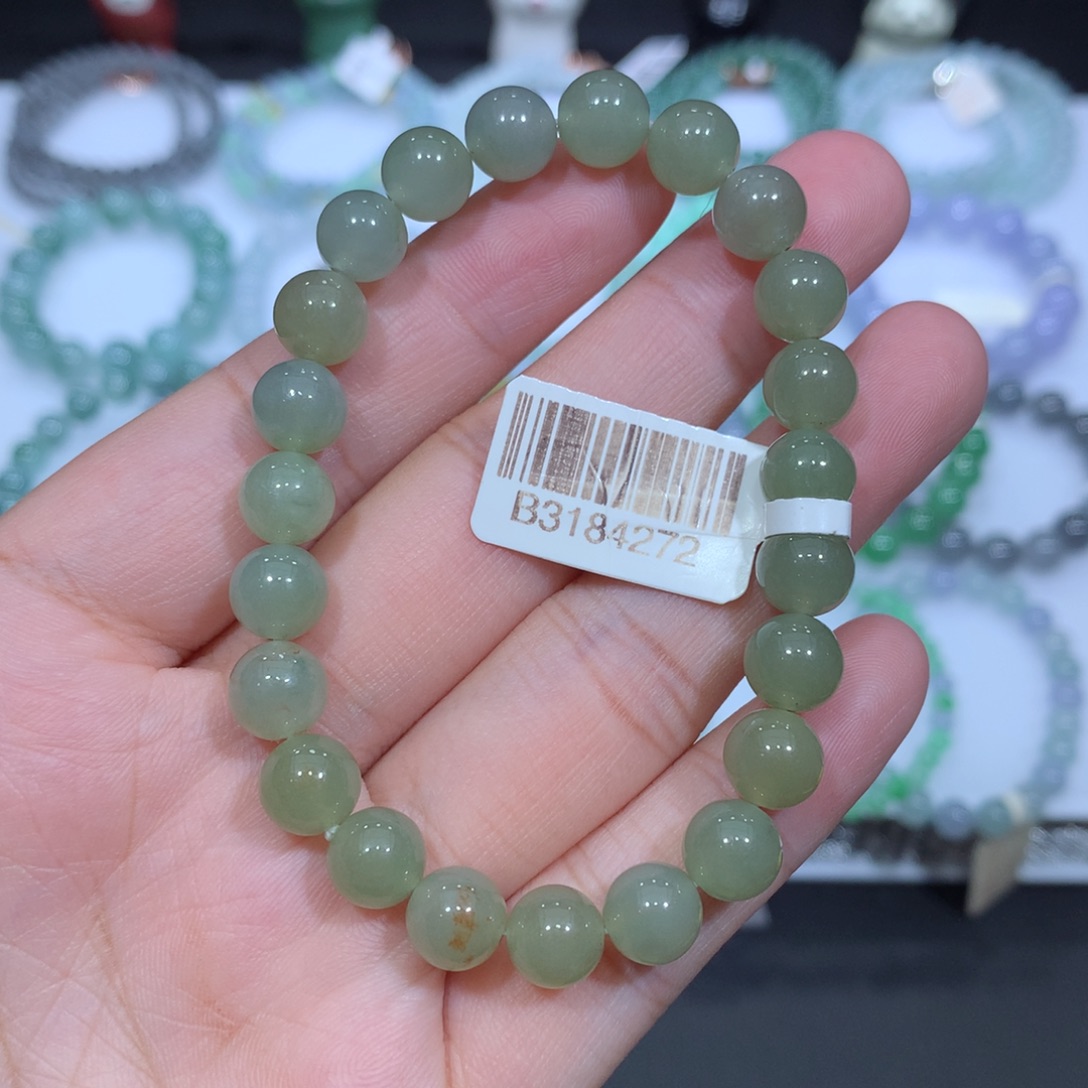 未镶嵌手串翡翠天然
