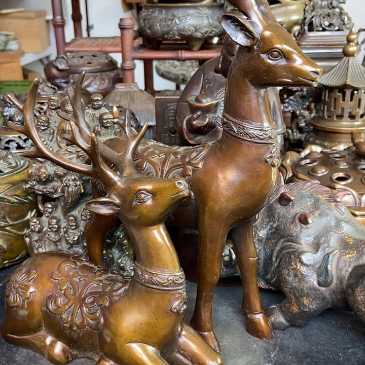 铜器工艺品摆件香炉摆件