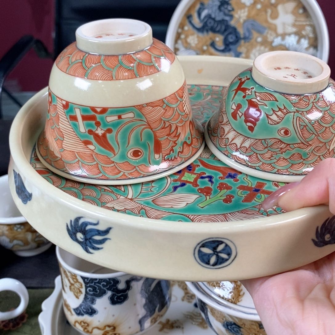 九鸣瓷艺九鸣瓷艺能**大三件套九鸣瓷艺九鸣瓷艺