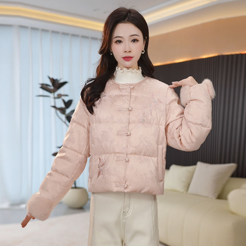 【羽绒服】冬季90白鸭绒羽绒服新款时尚气质休闲保暖外套女冬