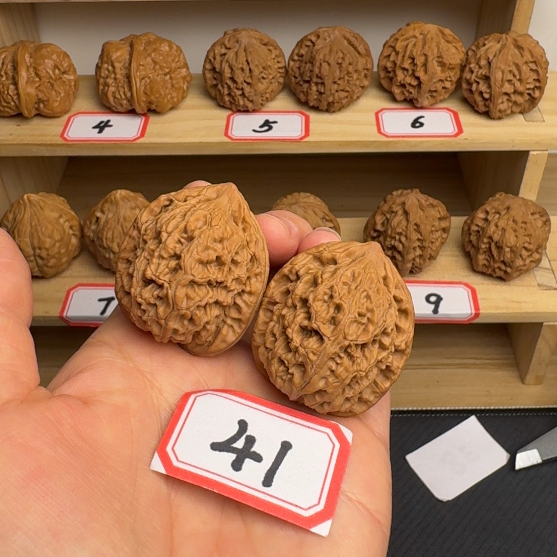 把件文玩核桃水龙纹36尺