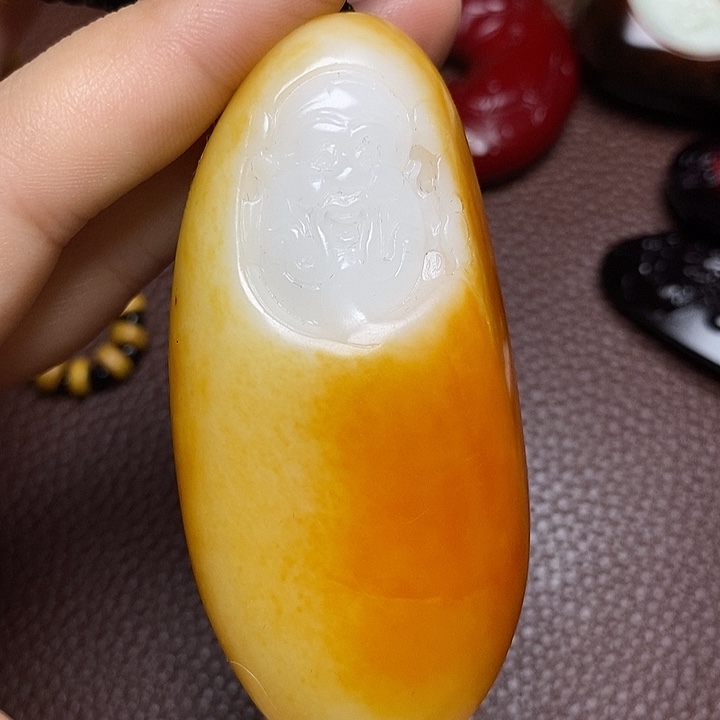 和田玉颈饰未镶嵌老*