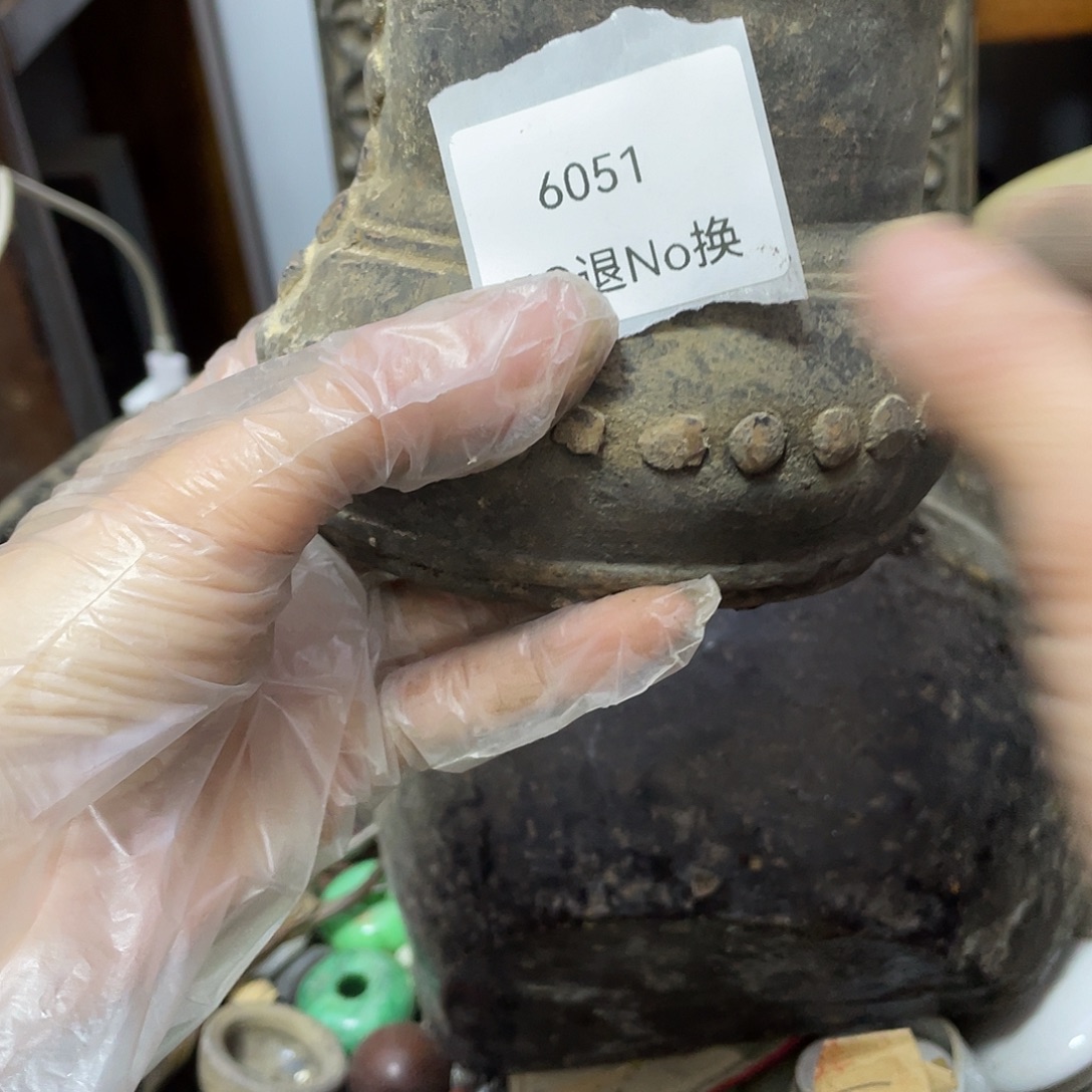 淡***然瓷片6051号工艺品
