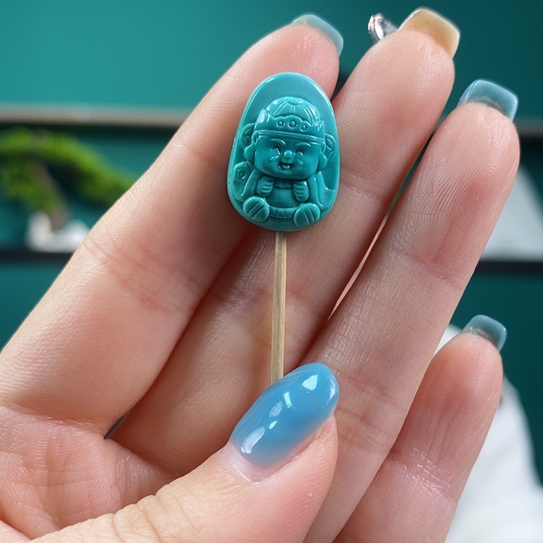 绿松石珠宝奇石未镶嵌