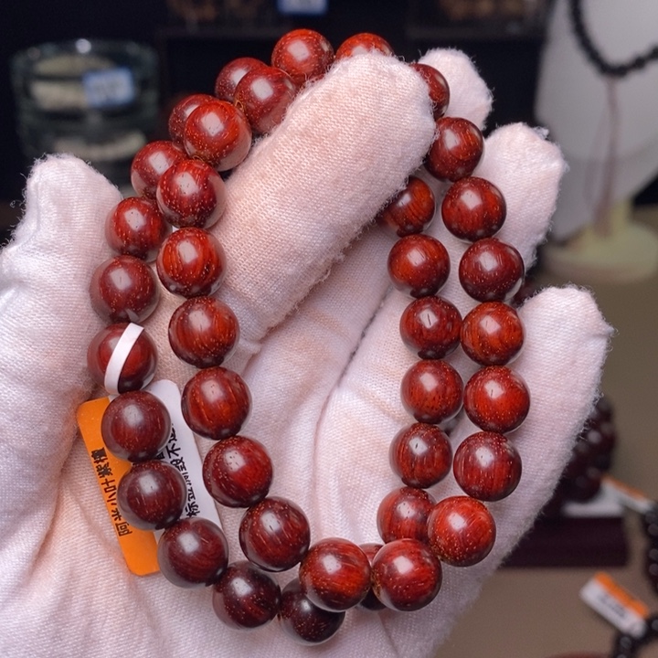 檀香紫檀（小叶紫檀）手串/手链原汁原味1.0/40粒 手持/双圈 特价