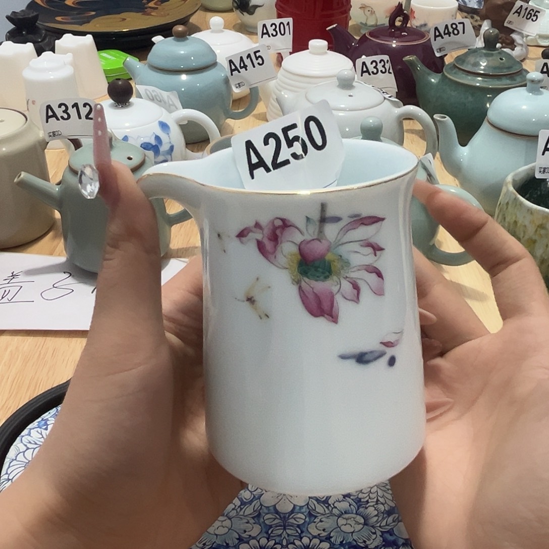 瓷片茶摆件工艺品摆件666