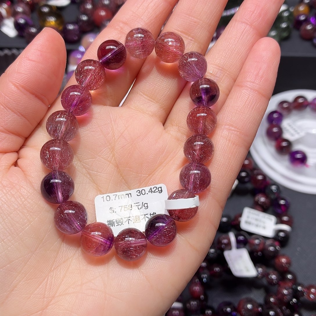 水晶未镶嵌手链手链