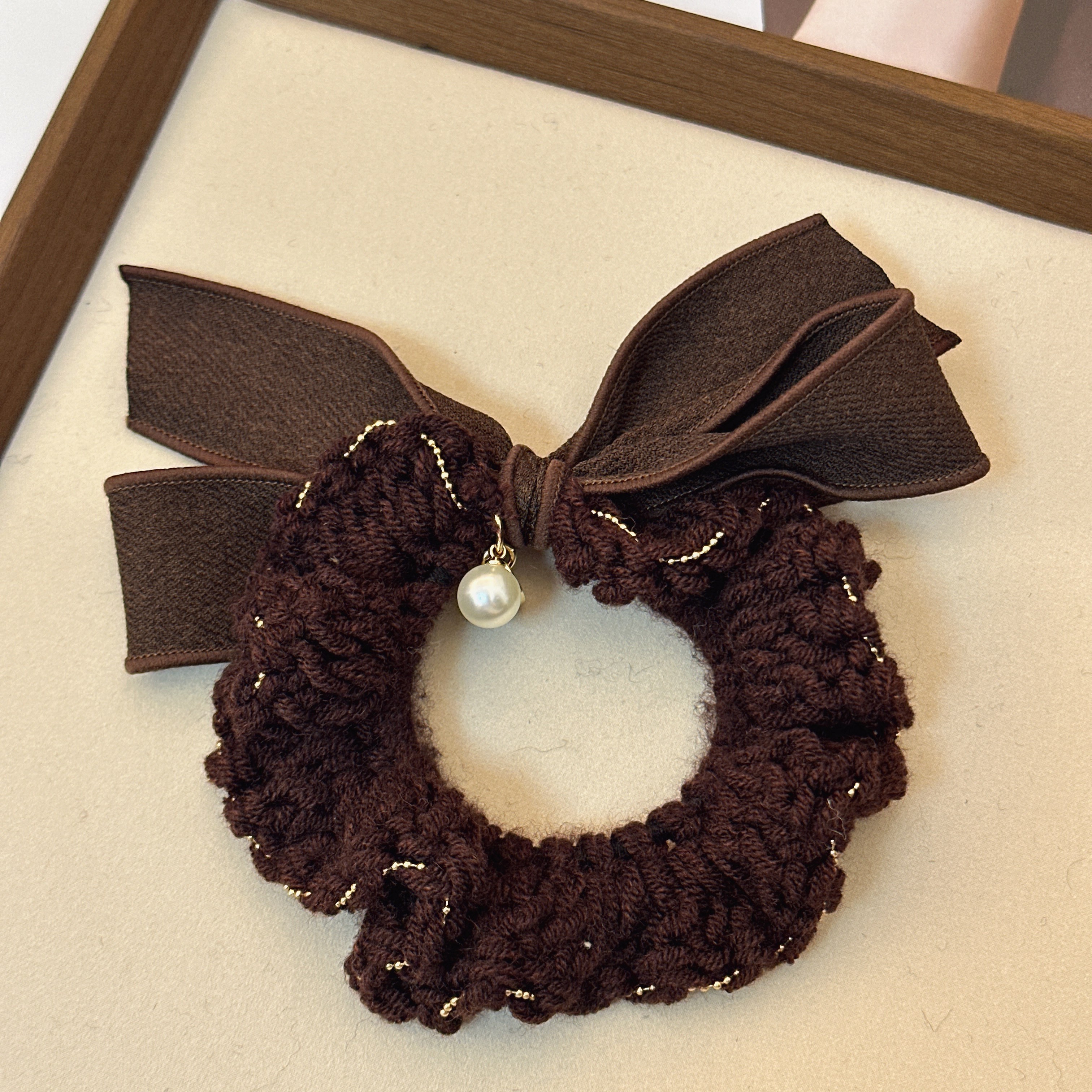 甜美风复古宫廷韩版韩式发圈发绳原创设计日韩瑞丽风