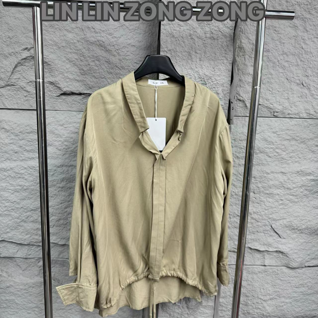 宽松型复古港风立领单排扣短外套纯色休闲薄款气质