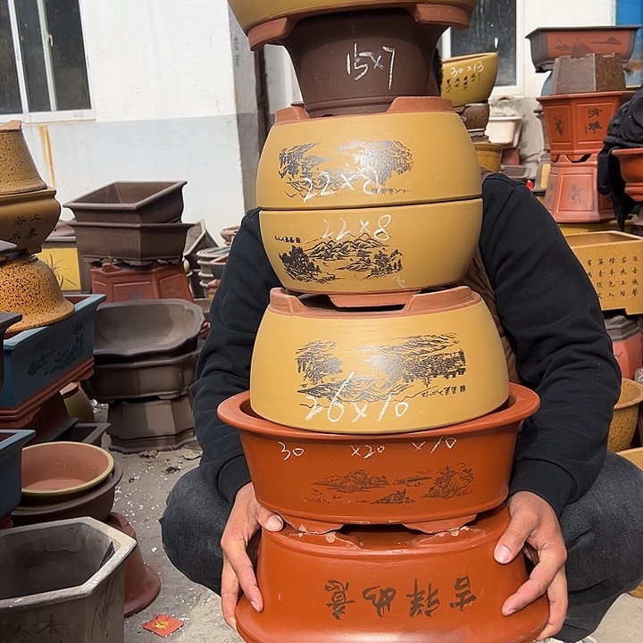 花盆紫砂紫砂花盆