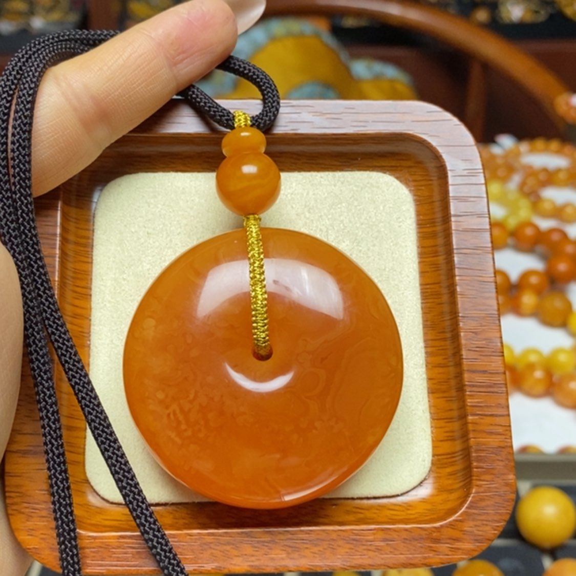 【闪购商品】蜜蜡颈饰未镶嵌项链