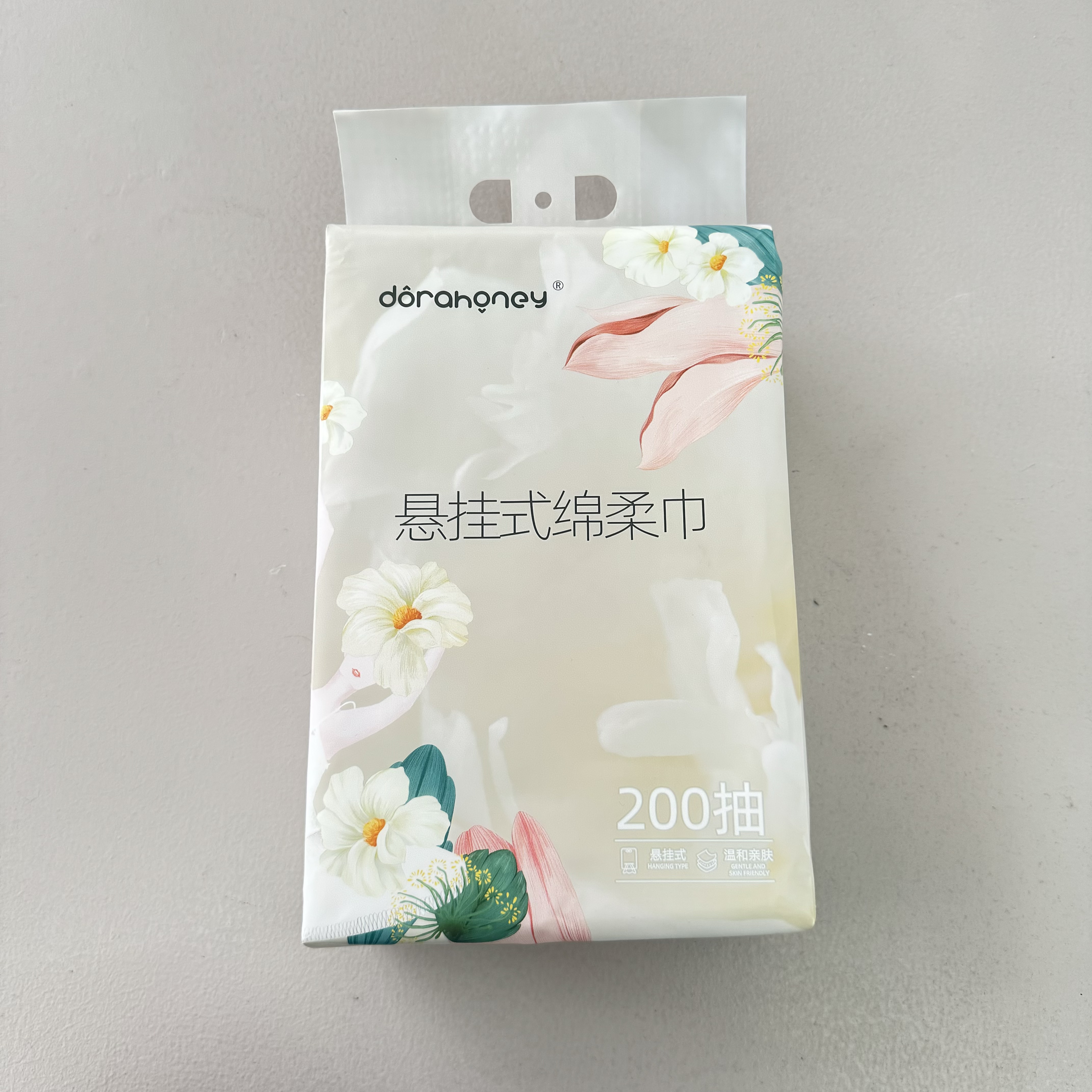 DHMLJ-04-200  悬挂式绵柔巾（200抽）