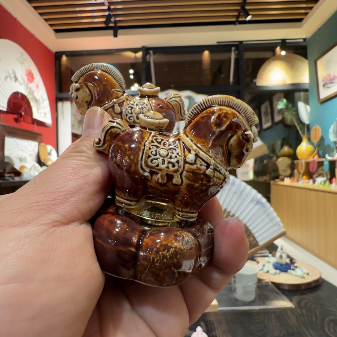 瓷马上有钱颜色釉