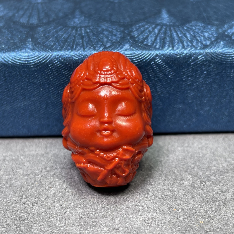 3900精工度母珠雕刻背云配珠串珠配件散珠文玩配饰星月