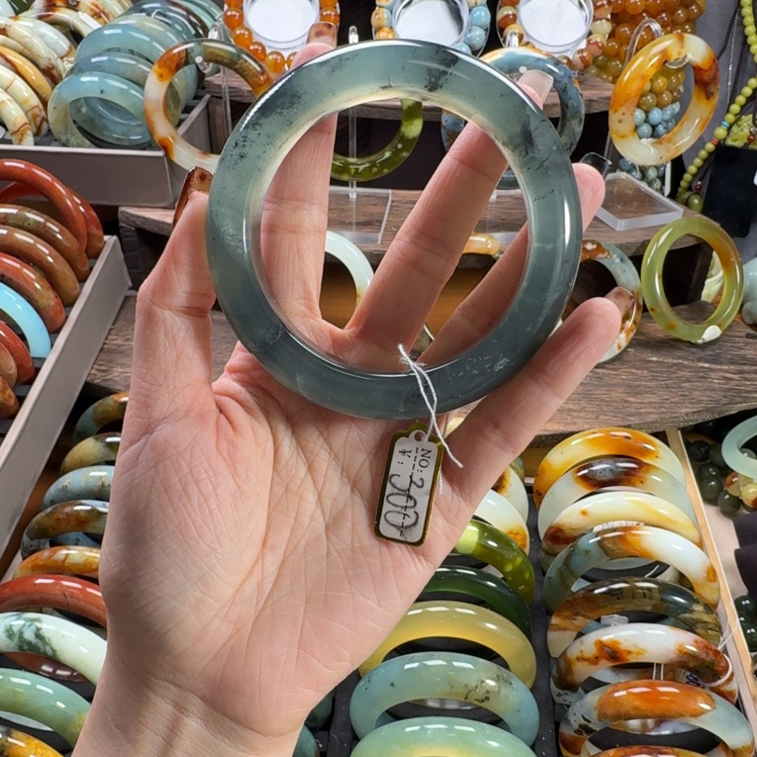 安****蛇纹石玉合金手镯