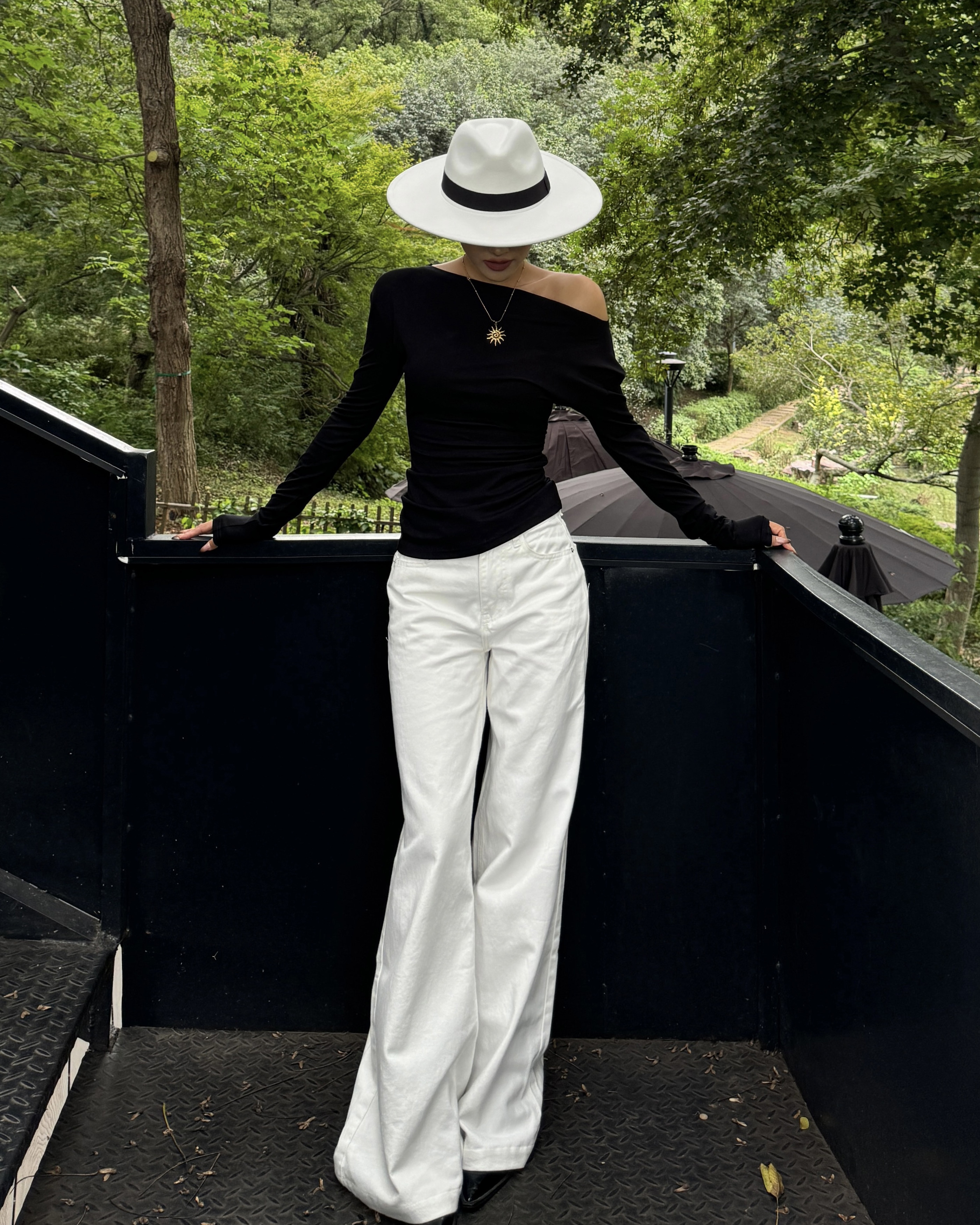 【Aliu自制】进店必入高品质阔腿牛仔裤女2025早秋款宽松显瘦拖地裤