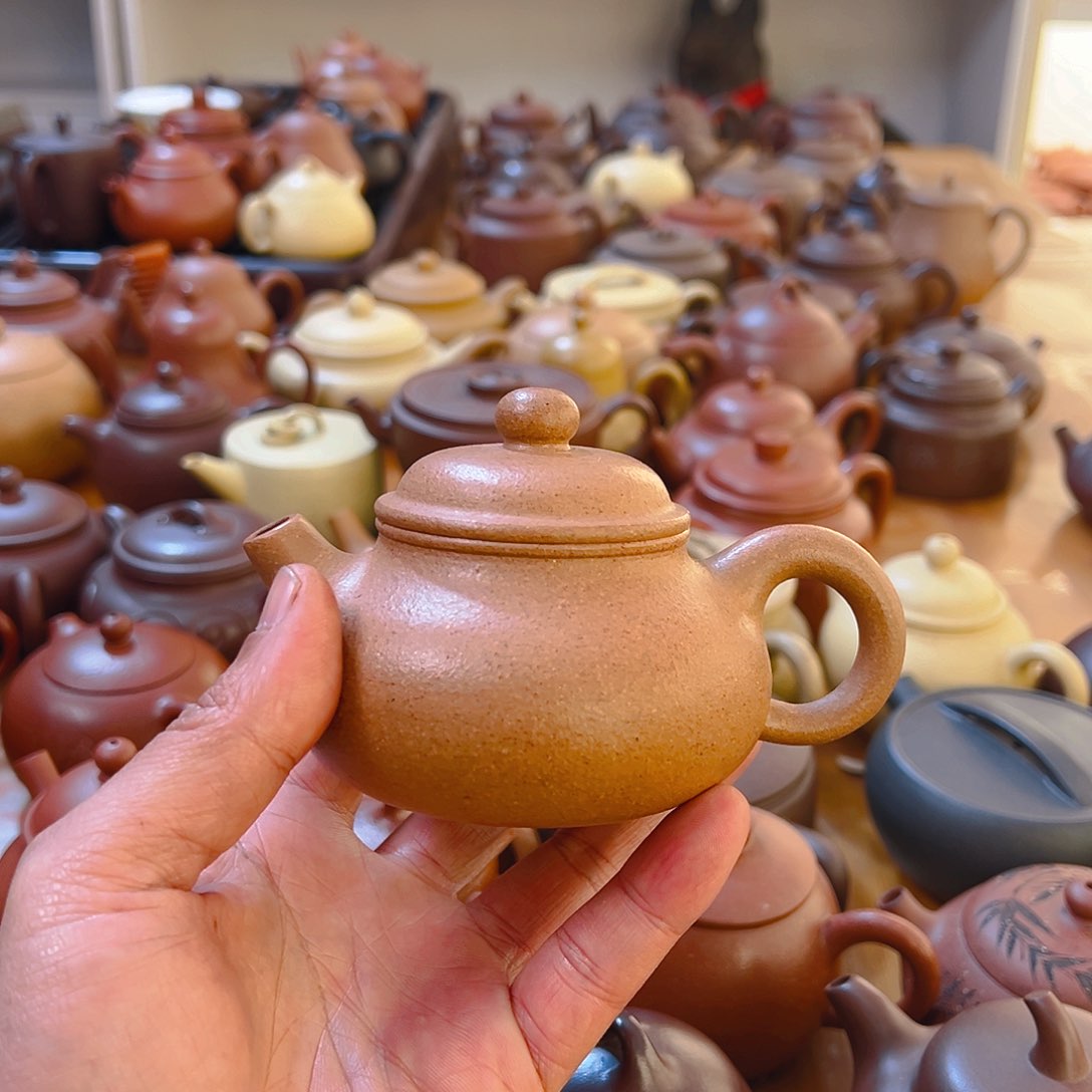 紫砂茶壶小品容天150c c