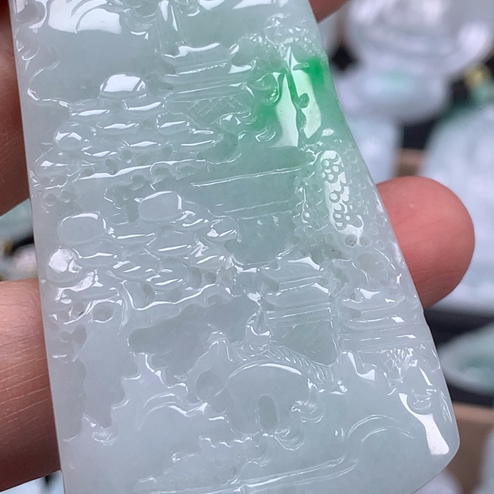 颈饰未镶嵌翡翠翡翠