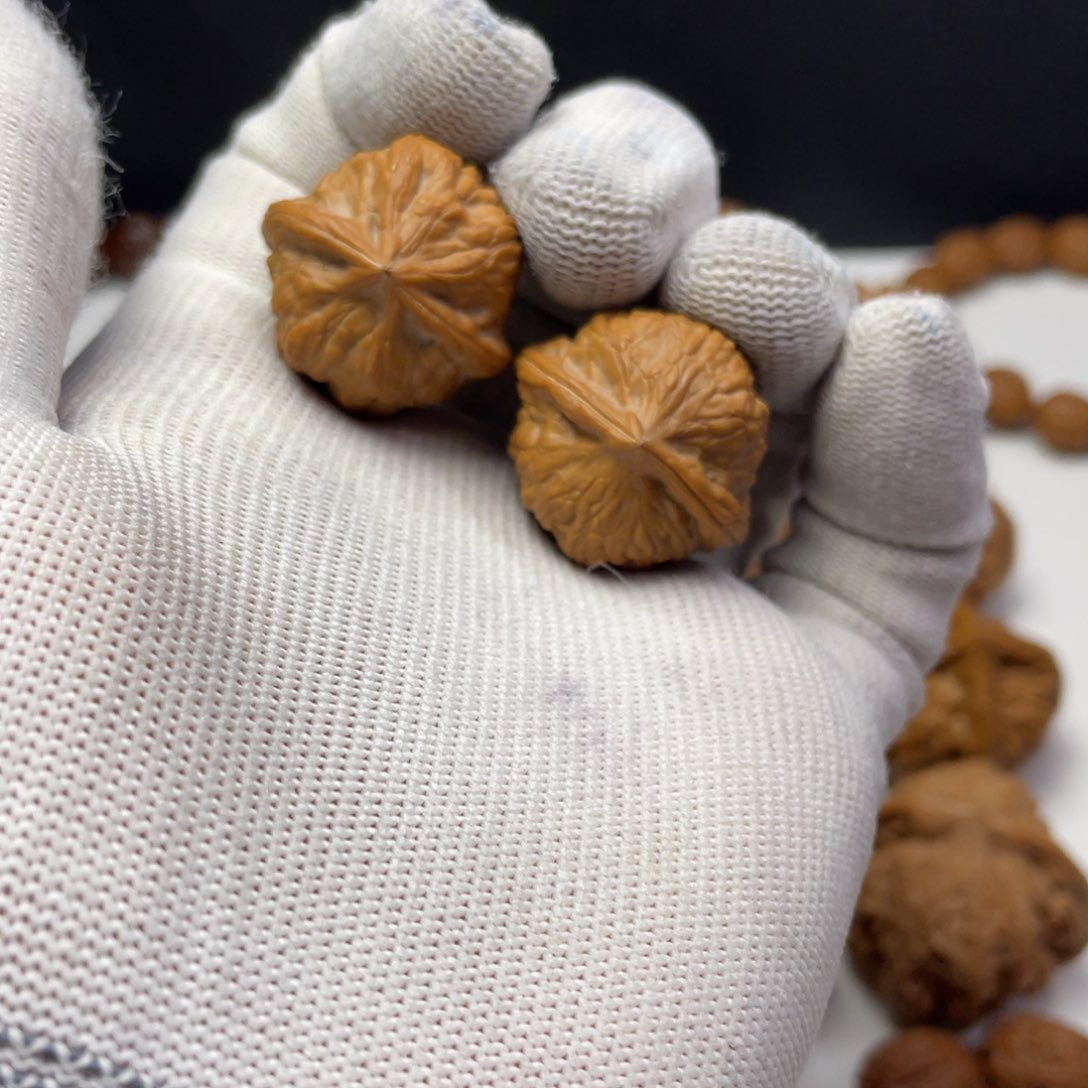 文玩核桃把件27麻核桃手捻