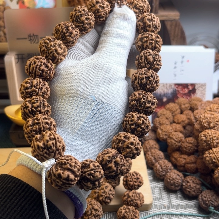 金刚菩提手串原生态粗筋梅花手持08